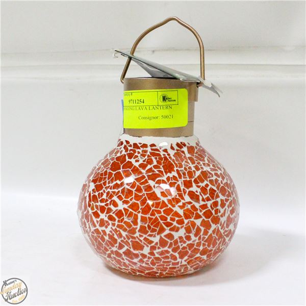 SOLAR HANGING LAVA LANTERN