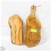 Image 1 : 2 DECORATIVE WOOD CHARCUTERIE BOARDS
