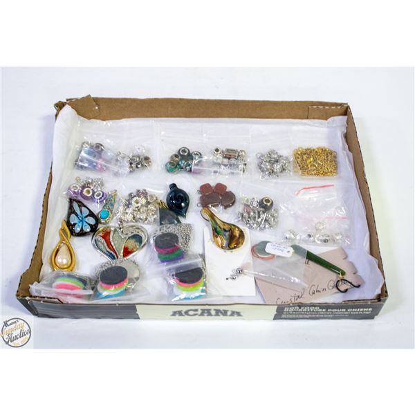 LOT WITH BEADS ASSORTMENT (SOME .925