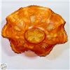 Image 1 : VINTAGE CARNIVAL GLASS BOWL MARIGOLD