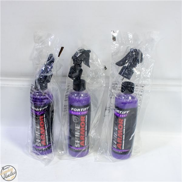 SEALED (X3) SHINE ARMOR QUICK