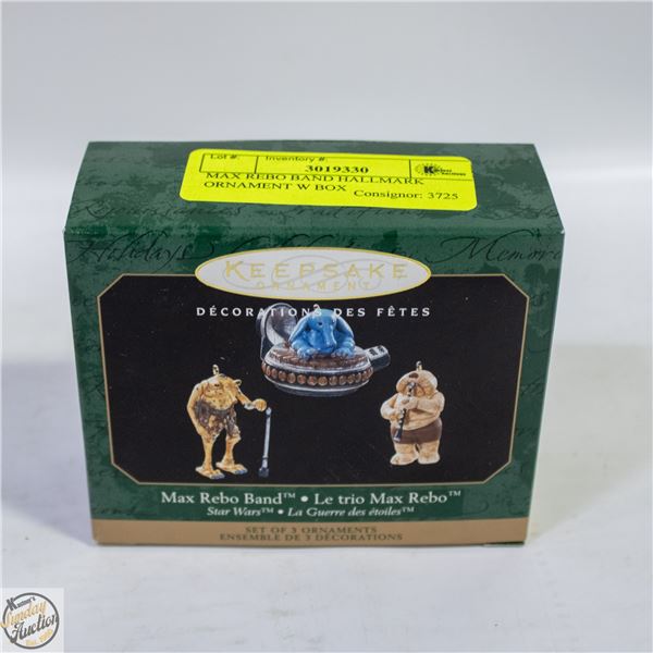 MAX REBO BAND HALLMARK ORNAMENT W BOX