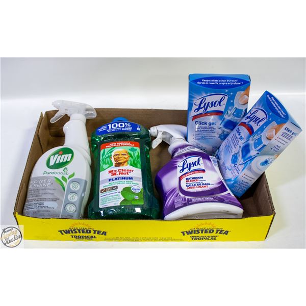 NEW CLEANING/BATHROOM ITEMS