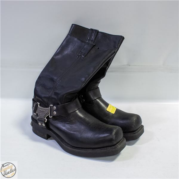 HARLEY DAVIDSON SIZE 11 (USA) LEATHER RIDING