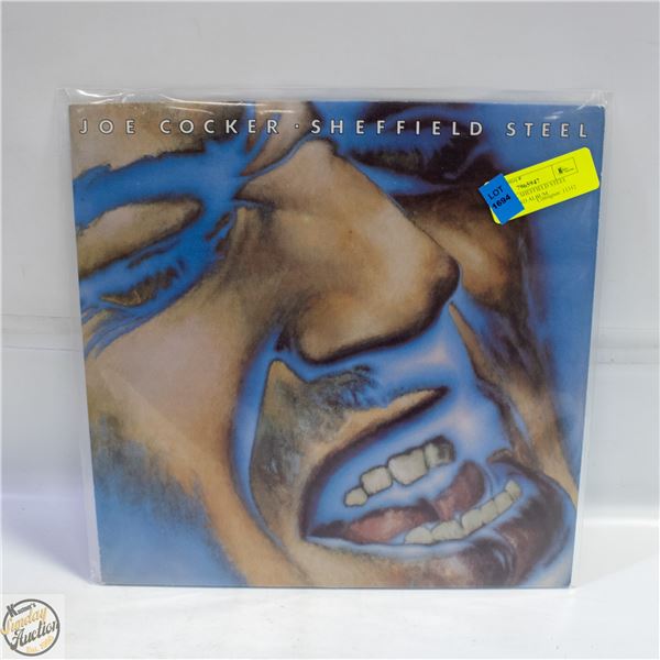 JOE COCKER, SHEFFIELD STEEL VINYL RECORD ALBUM