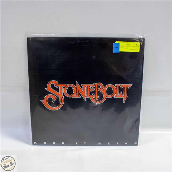 STONEBOLT, KEEP IT ALIVE VINYL RECORD ALBUM