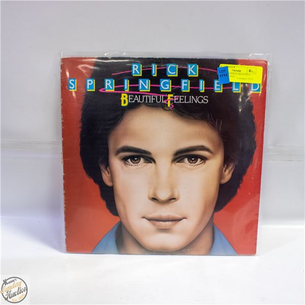 RICK SPRINGFIELD, BEAUTIFUL FEELINGS VINYL