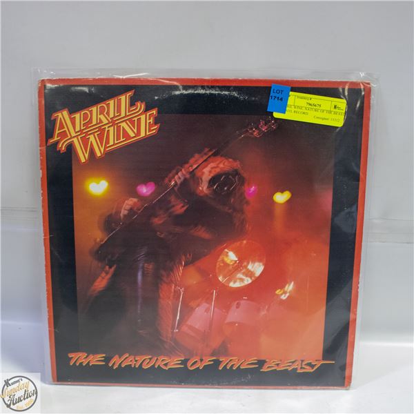 APRIL WINE, NATURE OF THE BEAST VINYL RECORD
