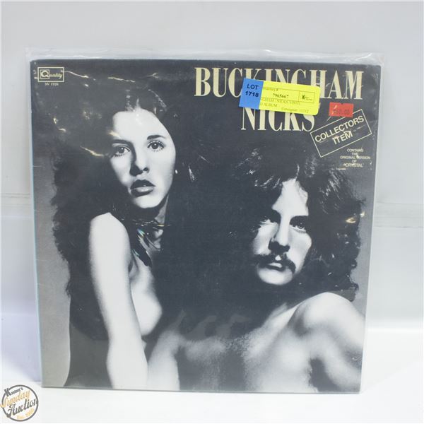 BUCKINGHAM / NICKS VINYL RECORD ALBUM