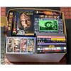 Image 1 : DOUBLE STACKED BOX FULL OF MOVIES ASSTD