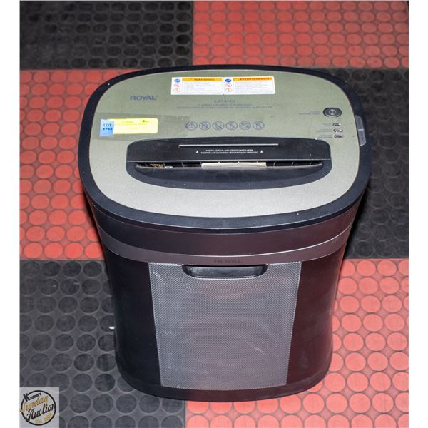 ROYAL PAPER SHREDDER MODEL LR14MX