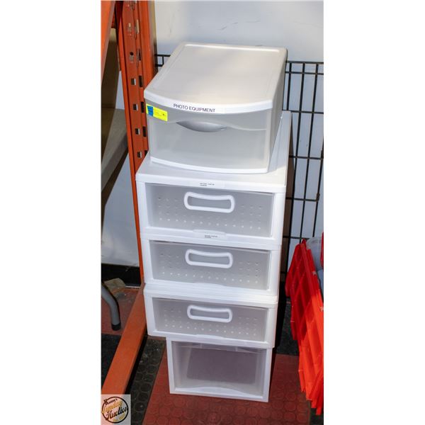 WHITE STORAGE CABINET DRAWERS