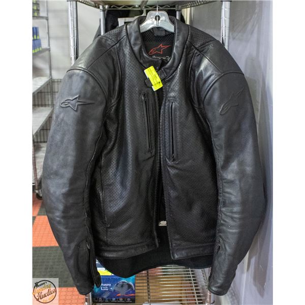 ALPINESTARS LEATHER JACKET LARGE-XLARGE USED