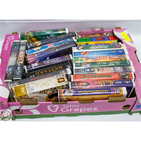 BUNDLE OF APPROX 22 VHS TAPES
