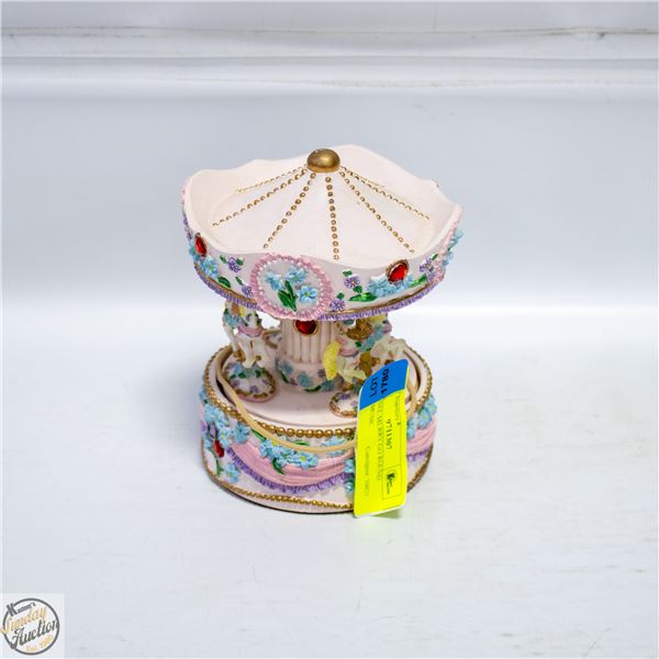 CAROUSEL MERRY GO ROUND PLAYS MUSIC