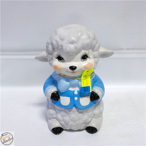 VINTAGE CERAMIC LAMB IN SUIT