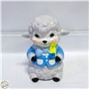 Image 1 : VINTAGE CERAMIC LAMB IN SUIT