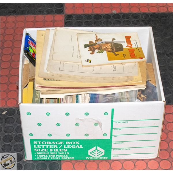 COLLECTABLE STATIONARY, BOOKS AND CARDS