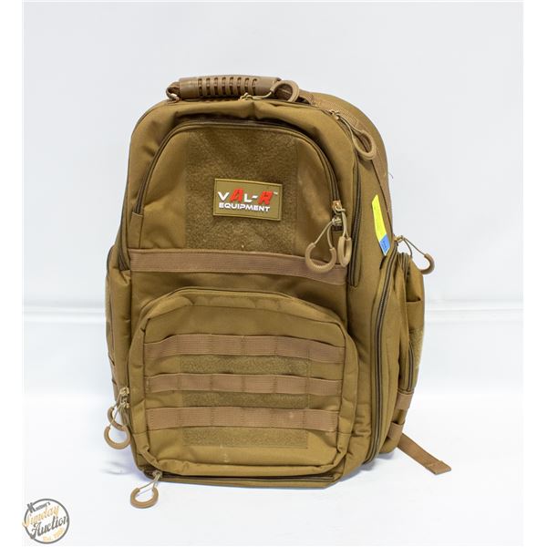 VAL-R EQUIPMENT TACTICAL MODULAR RANGE BACKPACK