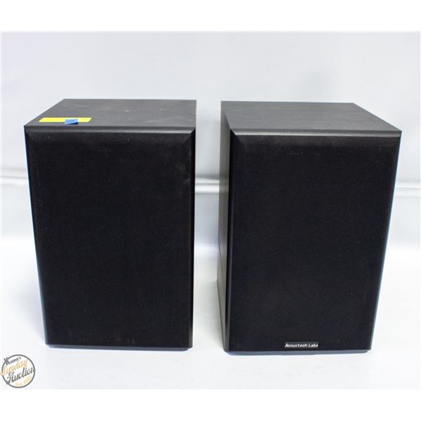 2 ACOUSTECH LABS SPEAKERS MODEL AL6.6B