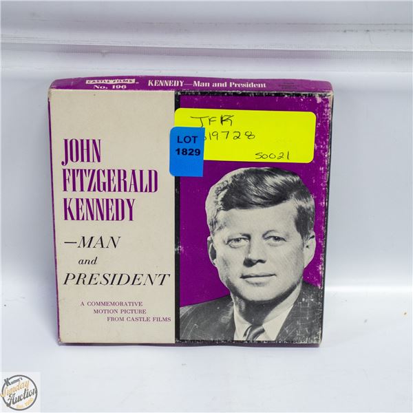 JOHN F KENEDY MAN & PRESIDENT 8MM FILM