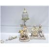 Image 1 : MATCHING LAMP 20" & CLOCK 9"X9"