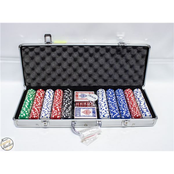 NEW 500 CHIPS POKER SET 11.5G NEW