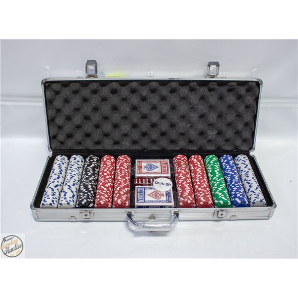 NEW 500 POKER SET CHIPS 11.5G NEW