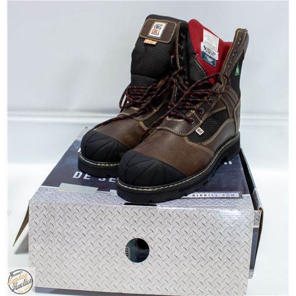 NEW BIG BILL STEEL TOE WORK BOOKS SIZE 10