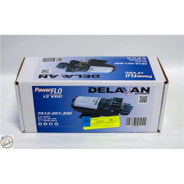 DELAVAN POWER FLO DIAPHRAM 3/8 PUMP NEW IN