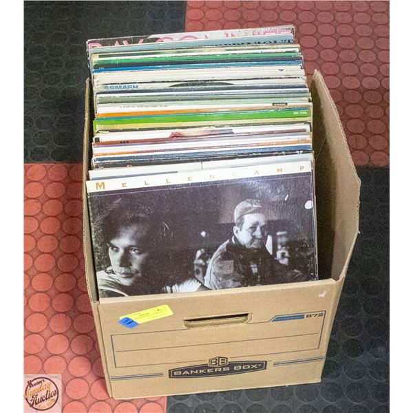 BOX OF POP AND ROCK ALBUMS