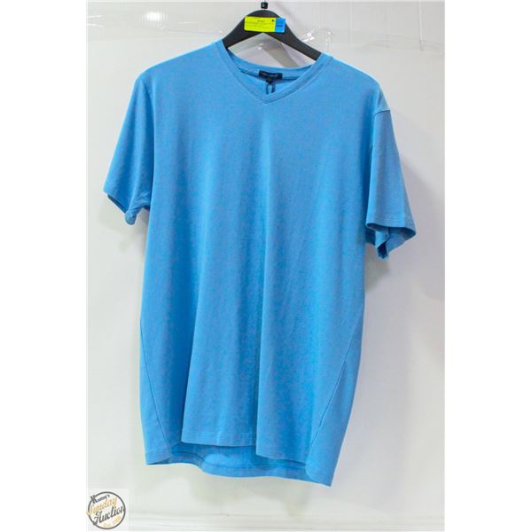 MENS PATRICK ASSARAF SHORT SLEEVE SHIRT SIZE L