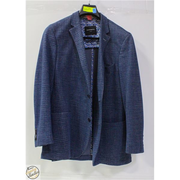 MENS BENVENUTO BLACK SUIT JACKET SIZE 54