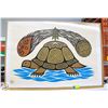 Image 1 : 26" X 38" HAIDA UNFRAMED PICTURE EARTH, WIND,