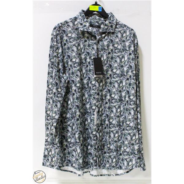 DESOTO LUXURY FIT LONG SLEEVE BUTTON UP SIZE 16