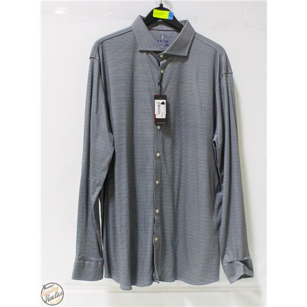 DESOTO ESSENTIALS LONG SLEEVE BUTTON UP SIZE 17