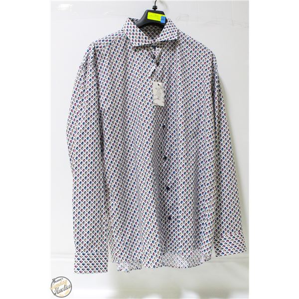 7 DOWNIE ST COUTURE LONG SLEEVE BUTTON UP SZ L