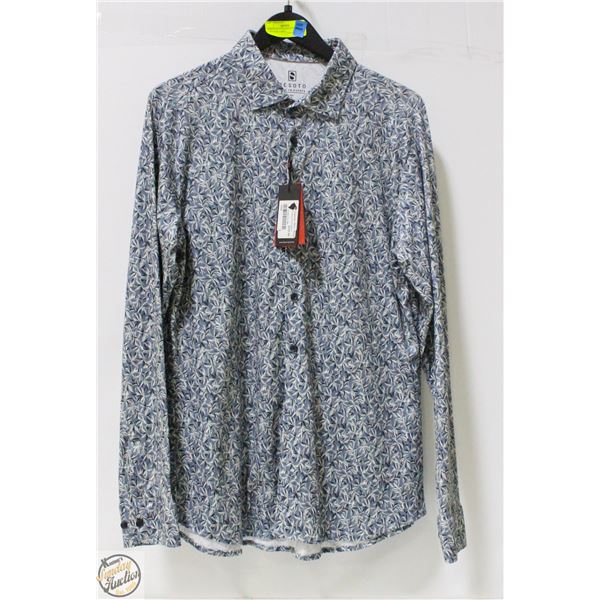 DESOTO BUTTON UP LONG SLEEVE SHIRT SIZE LARGE
