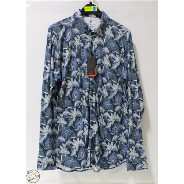 DESOTO BUTTON UP LONG SLEEVE SHIRT SIZE LARGE