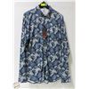 Image 1 : DESOTO BUTTON UP LONG SLEEVE SHIRT SIZE LARGE