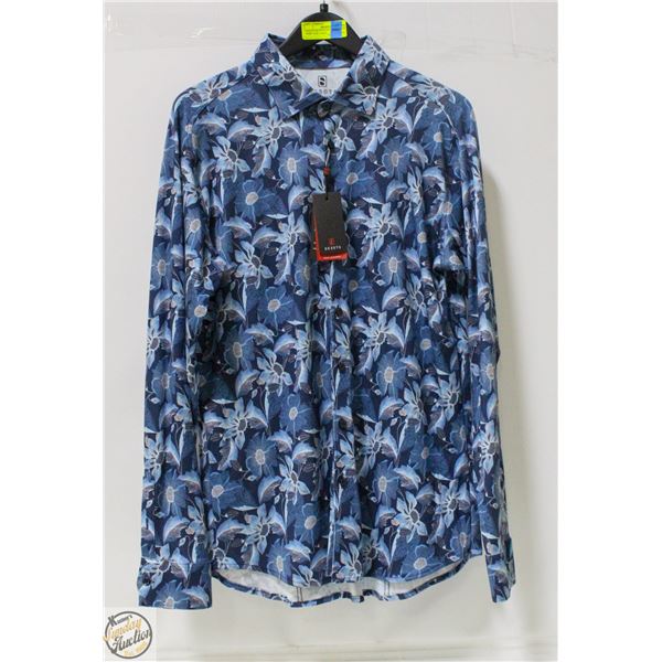 DESOTO BUTTON UP LONG SLEEVE SHIRT SIZE LARGE