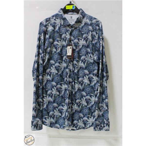 DESOTO BUTTON UP LONG SLEEVE SHIRT SIZE XLARGE
