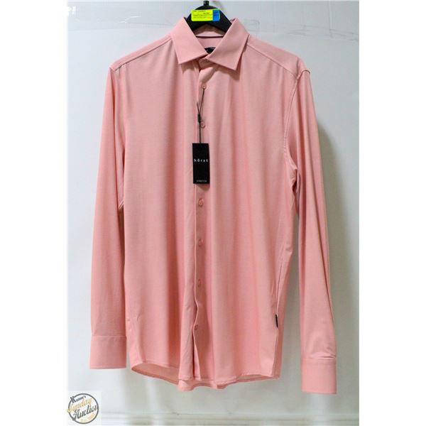 HORST LONG SLEEVE BUTTON UP POLYESTER SHIRT 15.5
