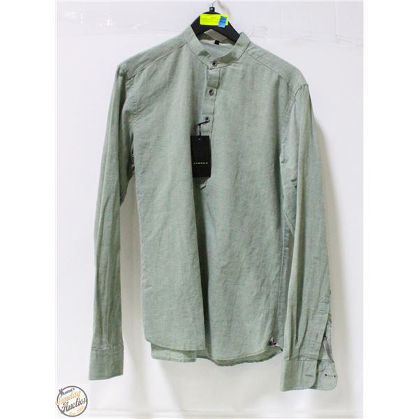 ETERNA SLIM FIT BAUMOLLE COTTON BUTTON UP SZ MED