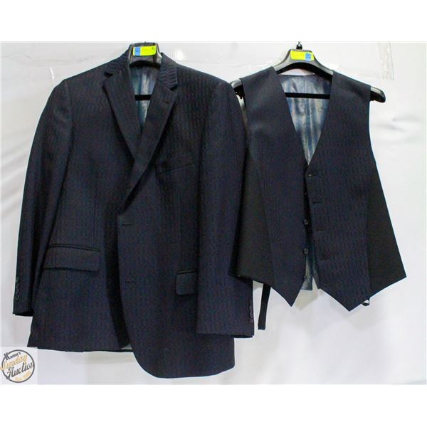 MENS SUIT JACKET AND VEST SIZE 42R