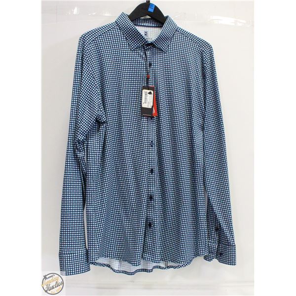 DESOTO 100% COTTON LONG SLEEVE BUTTON UP SZ XL