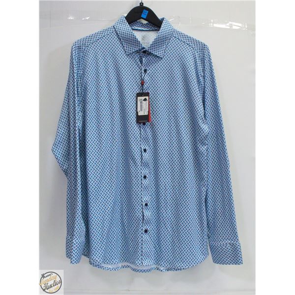 DESOTO 100% COTTON LONG SLEEVE BUTTON UP SZ XL