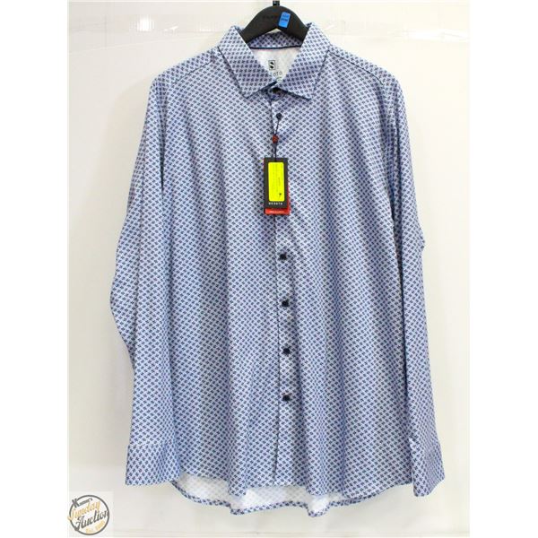 DESOTO 100% COTTON LONG SLEEVE BUTTON UP SZ XL