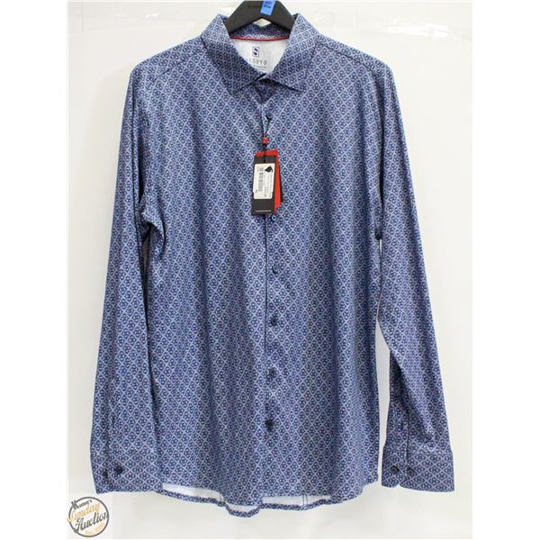 DESOTO 100% COTTON LONG SLEEVE BUTTON UP SZ XL