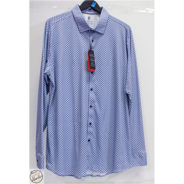 DESOTO 100% COTTON LONG SLEEVE BUTTON UP SZ 2XL